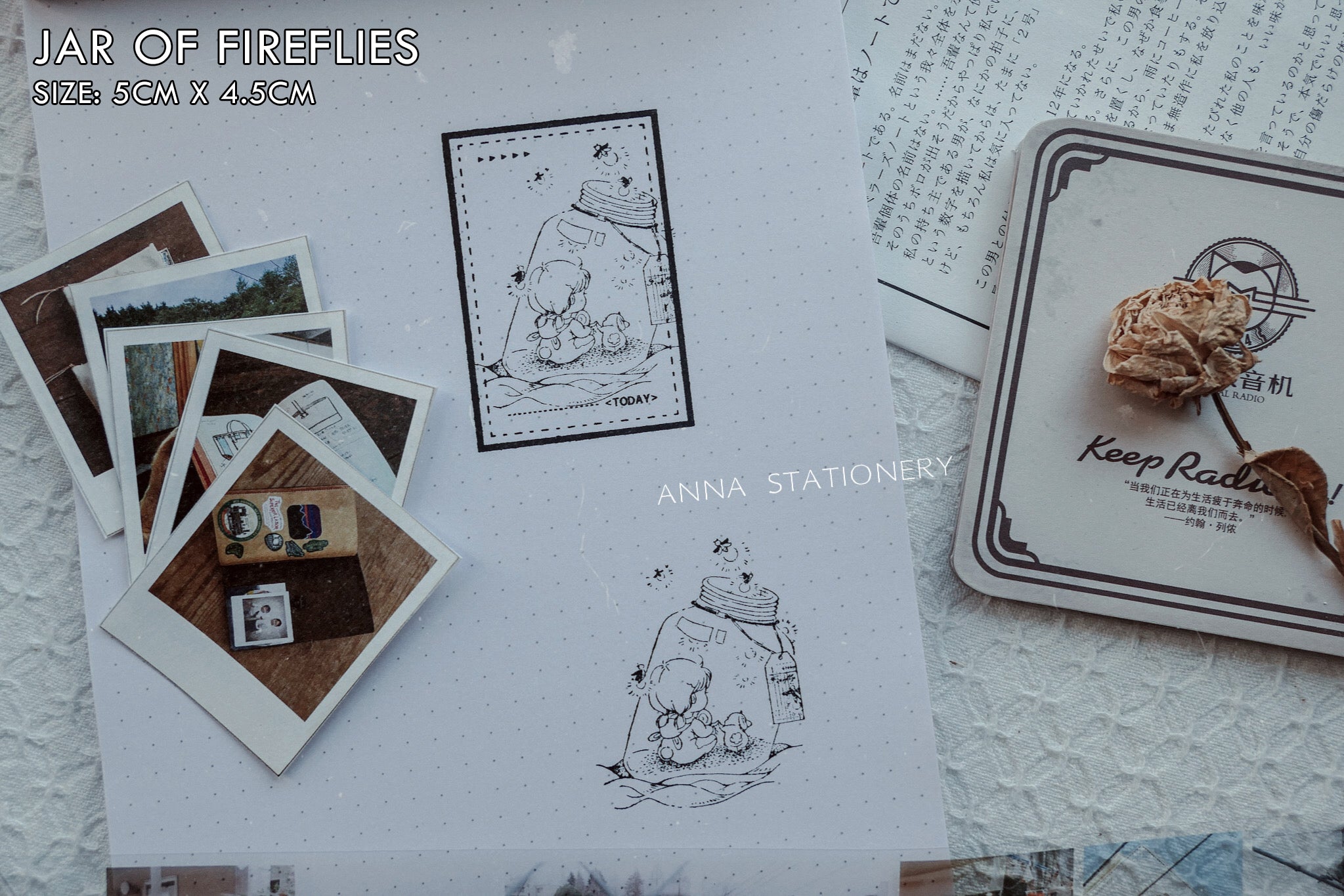 Anna Stationery: Anna's Daily Life Series Stamps