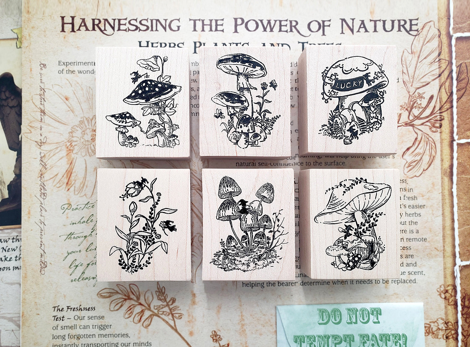 Anna Stationery: Mushroom Fairy Series Stamps