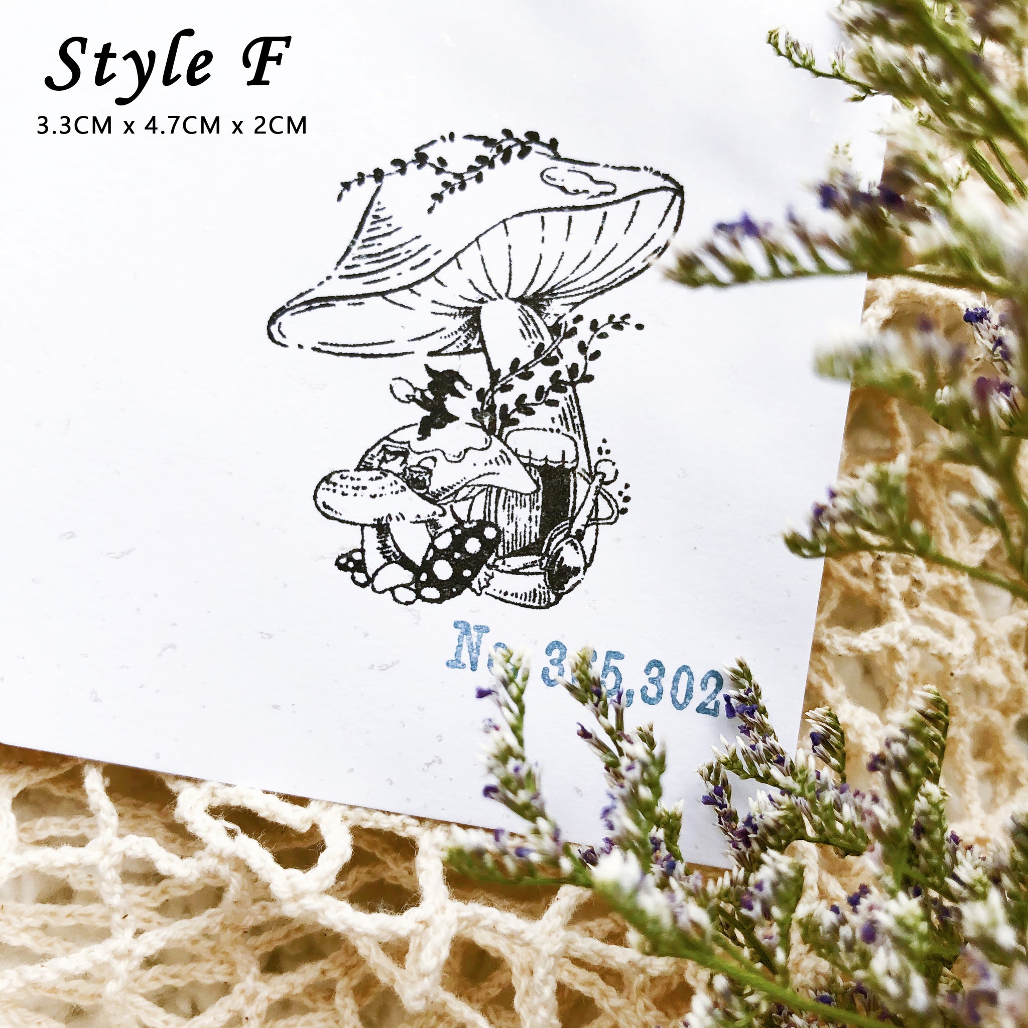 Anna Stationery: Mushroom Fairy Series Stamps