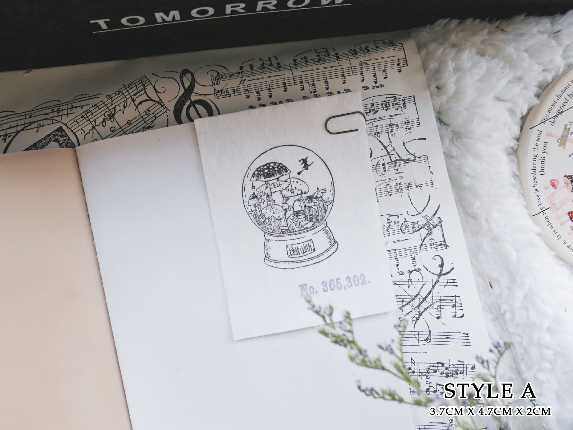 Anna Stationery: World Inside a Snow Globe Series Stamps