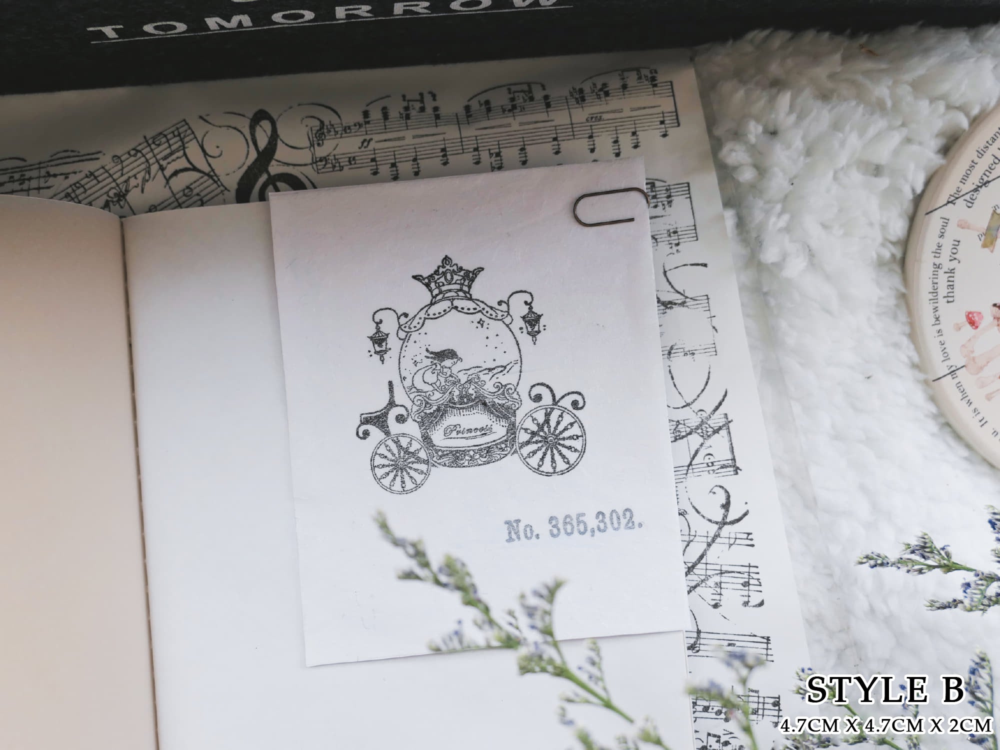 Anna Stationery: World Inside a Snow Globe Series Stamps