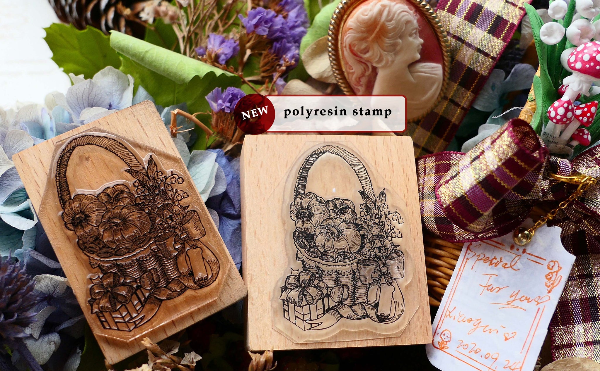 Autumn Series Original Design Rubber Stamp
