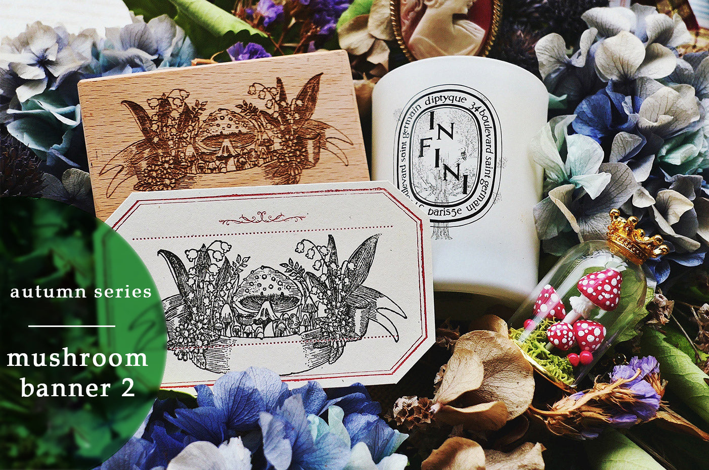 Autumn Series Original Design Rubber Stamp