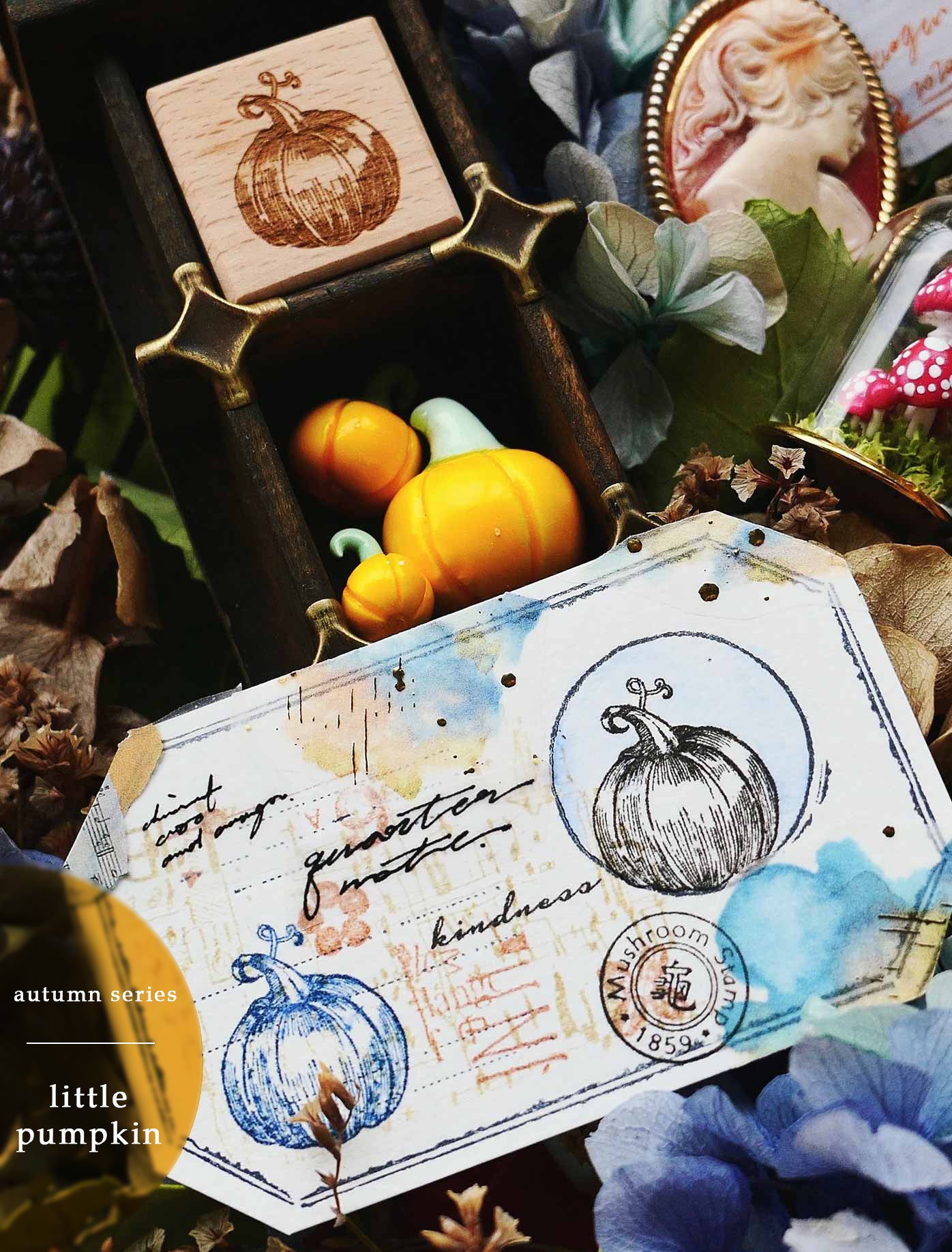 Autumn Series Original Design Rubber Stamp