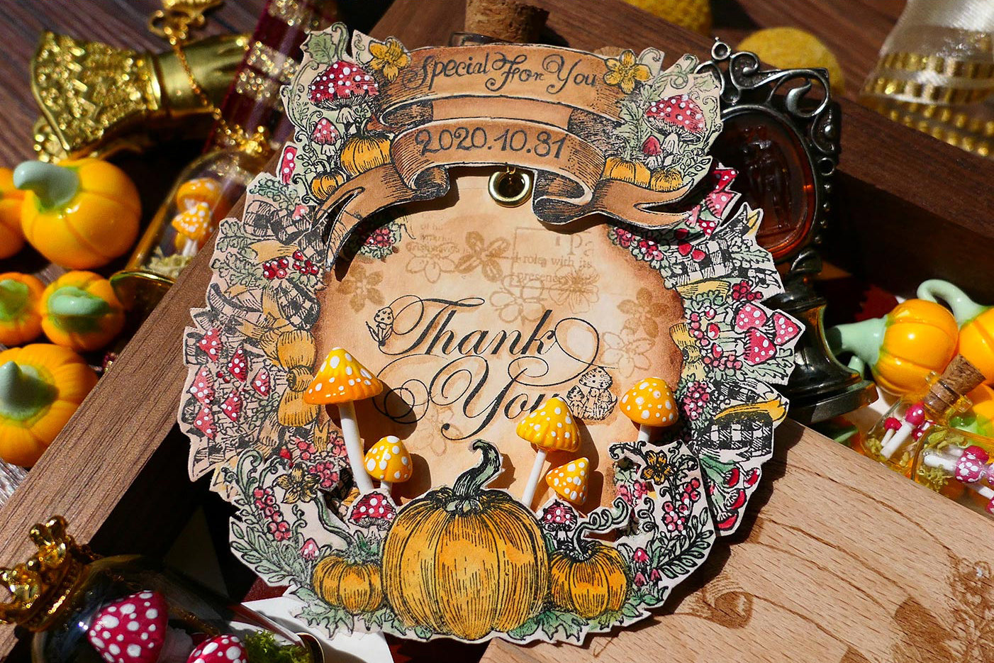 Autumn Series Original Design Rubber Stamp