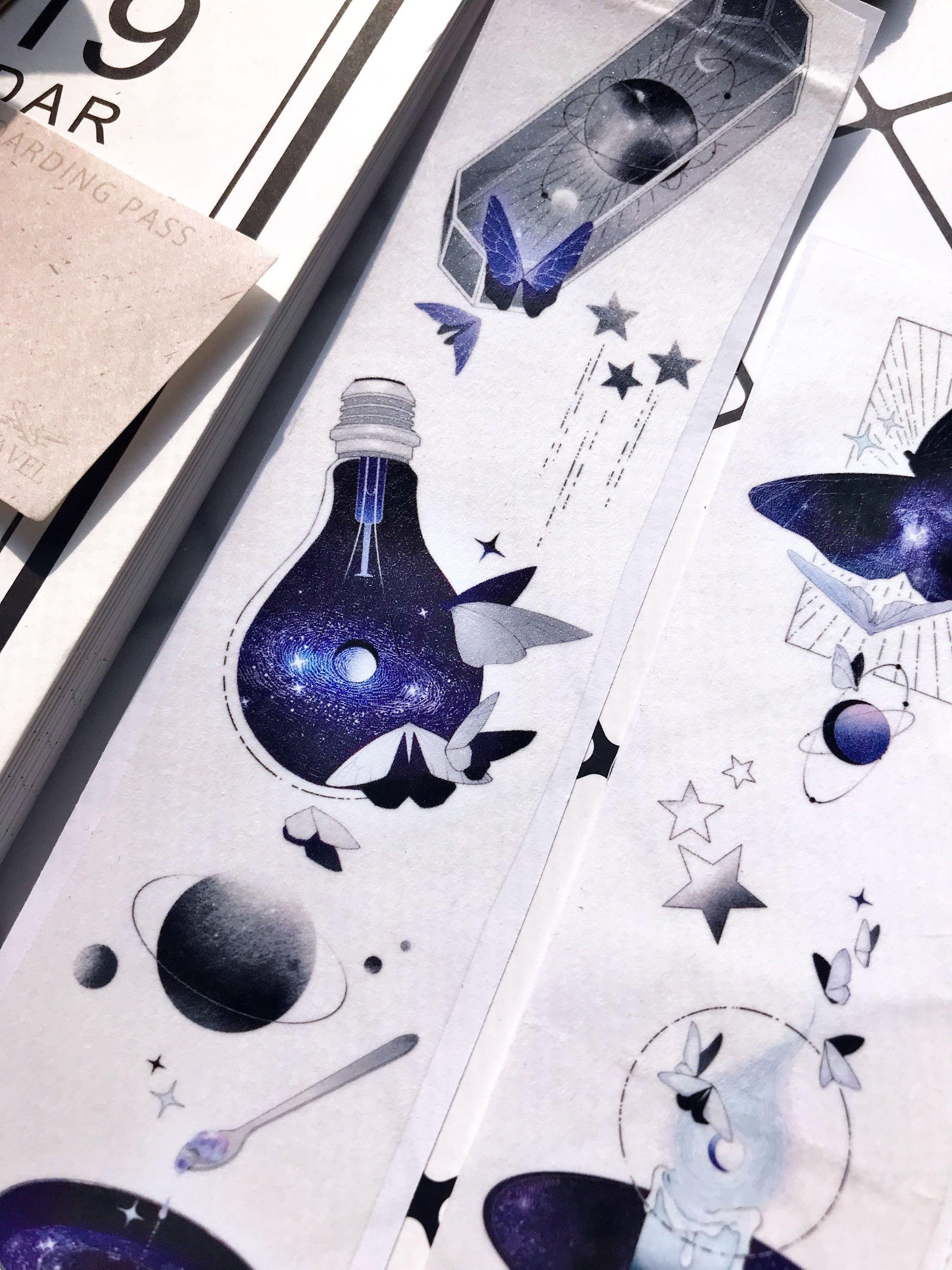 Burn After Reading: Cosmic Butterfly Masking Tape