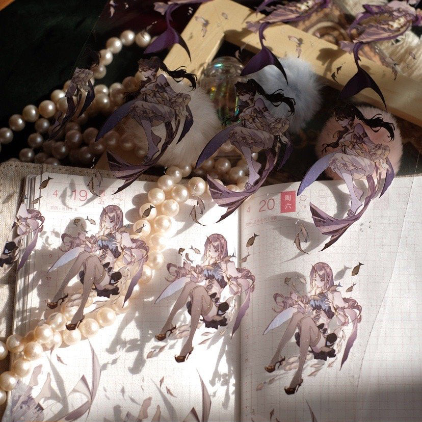 Burn After Reading: Deep Sea Mermaid Masking Tape