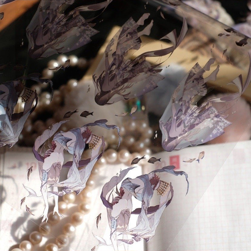 Burn After Reading: Deep Sea Mermaid Masking Tape