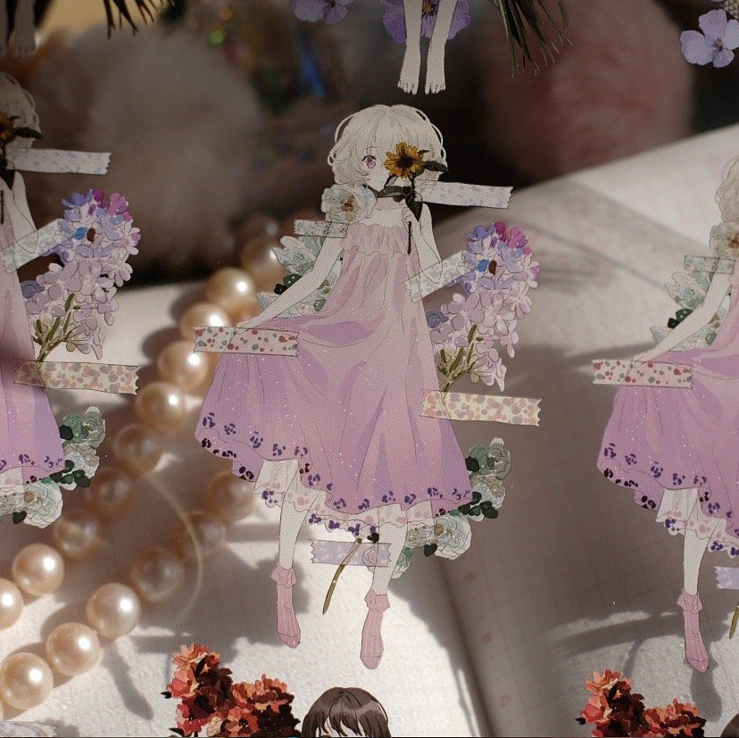 Burn After Reading: Flower Collection Masking Tape