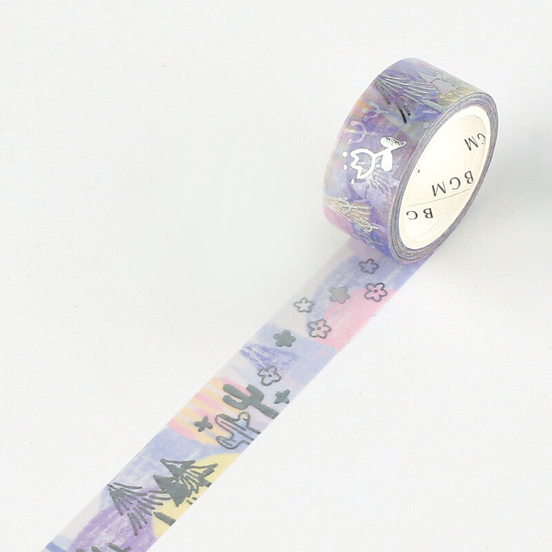BGM Washi Tape: Pastel Forest