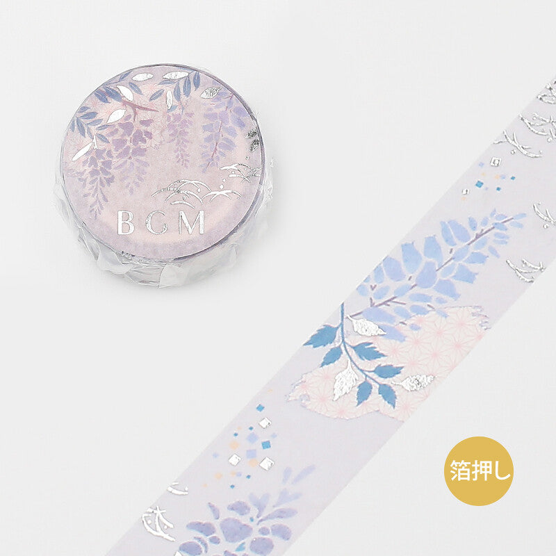 BGM Washi Tape: Purple Wisteria