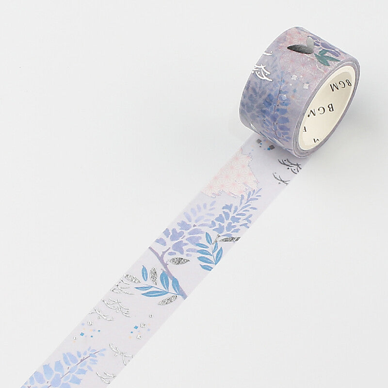 BGM Washi Tape: Purple Wisteria