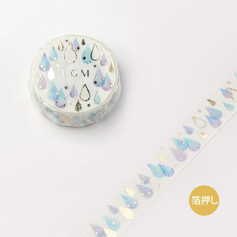 BGM Washi Tape: Colorful Drops