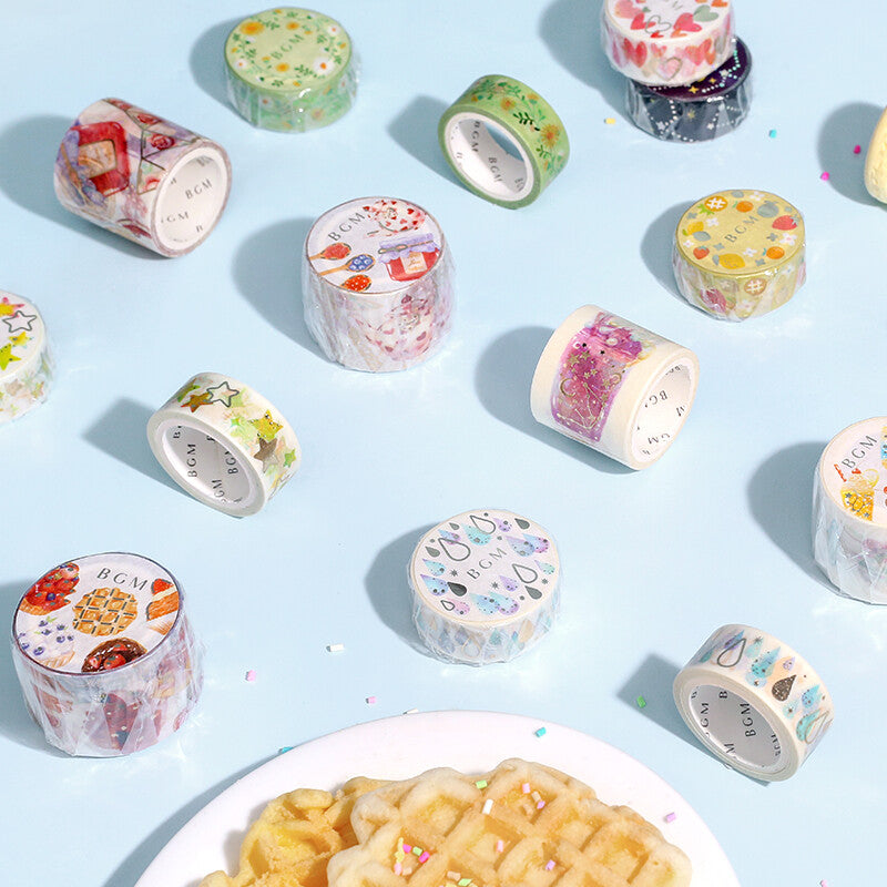 BGM Washi Tape: Colorful Drops