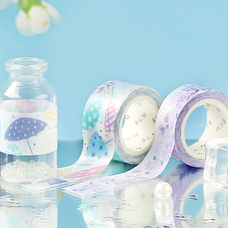 BGM Washi Tape: Rainy Season