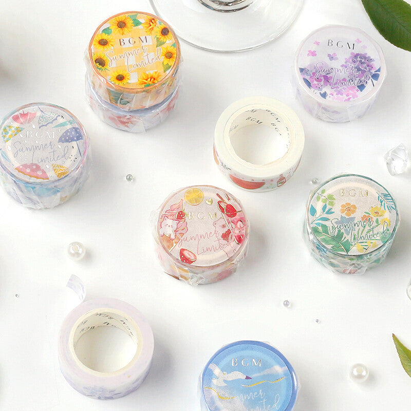 BGM Washi Tape: Rainy Season