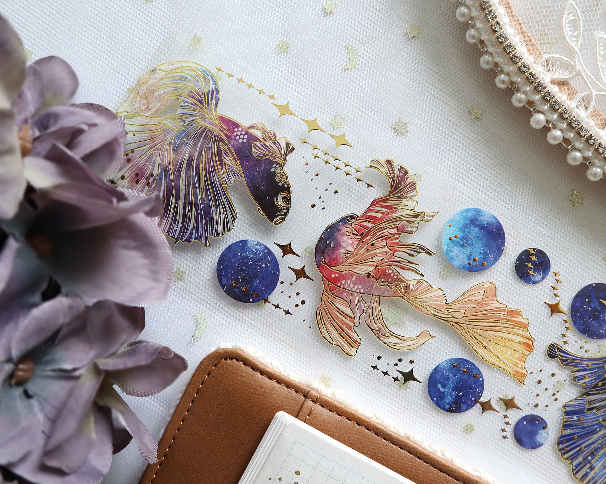 Belong to You Masking Tape: Galactic Betta Fish