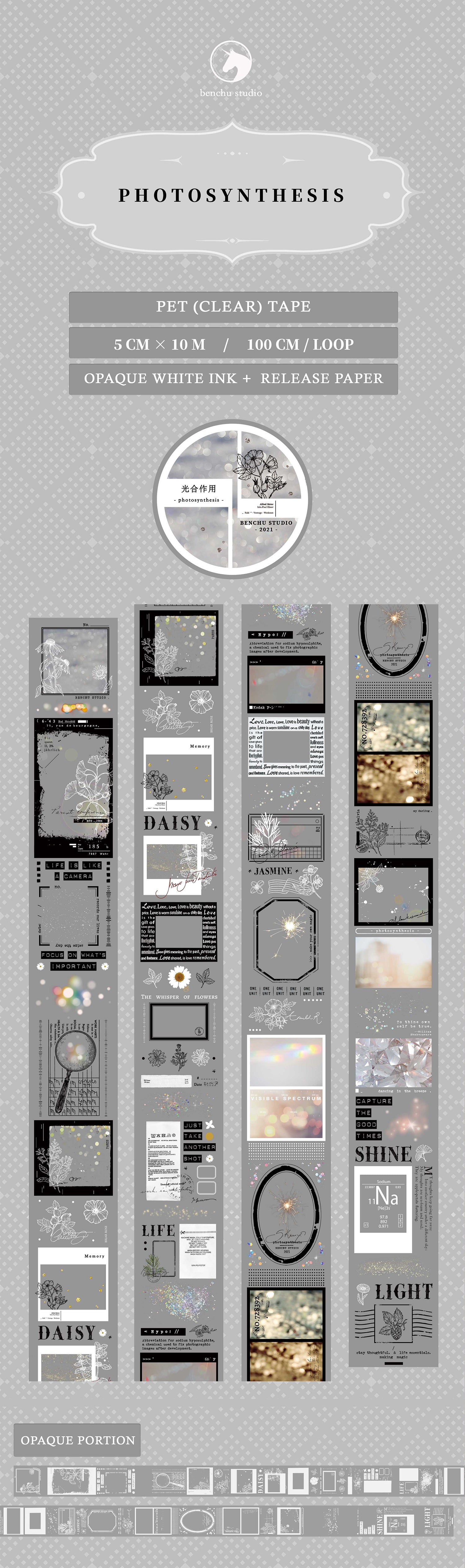 Benchu Studio Masking Tape: Photosynthesis