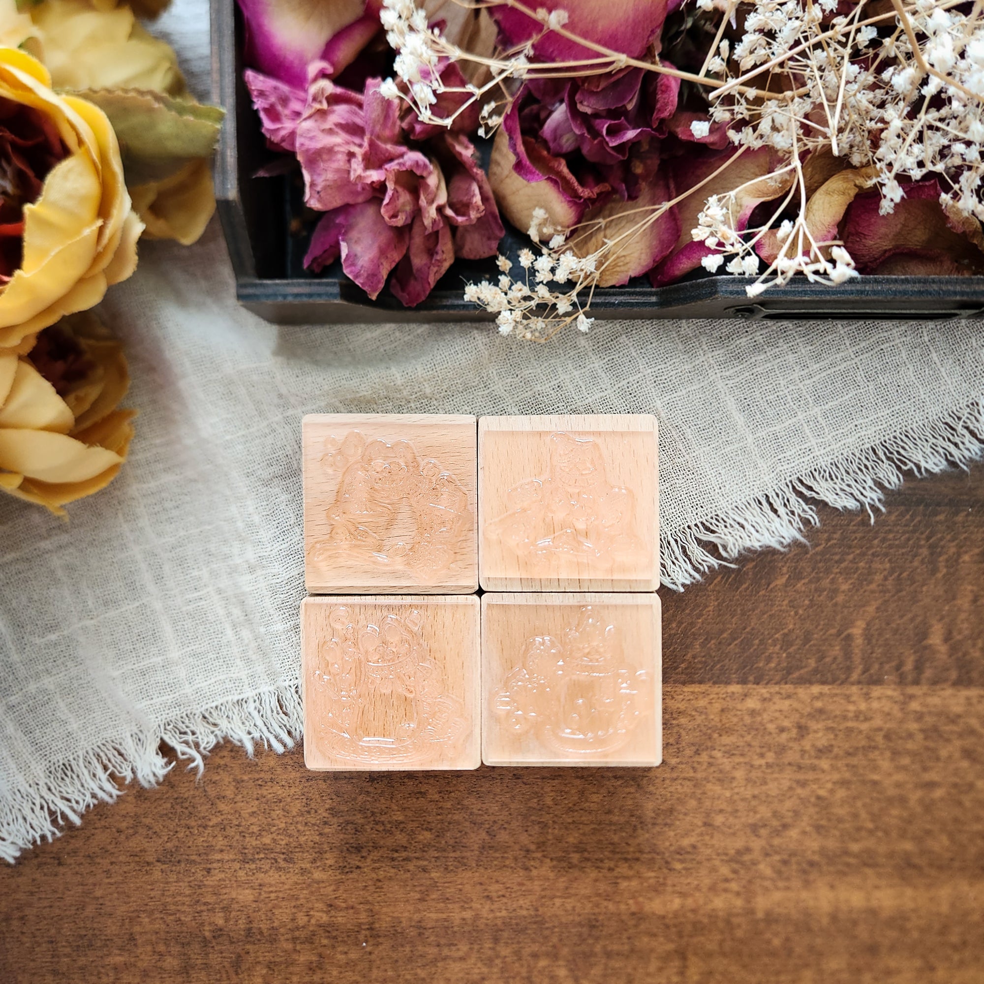 Kitty Wood Mounted Stamps