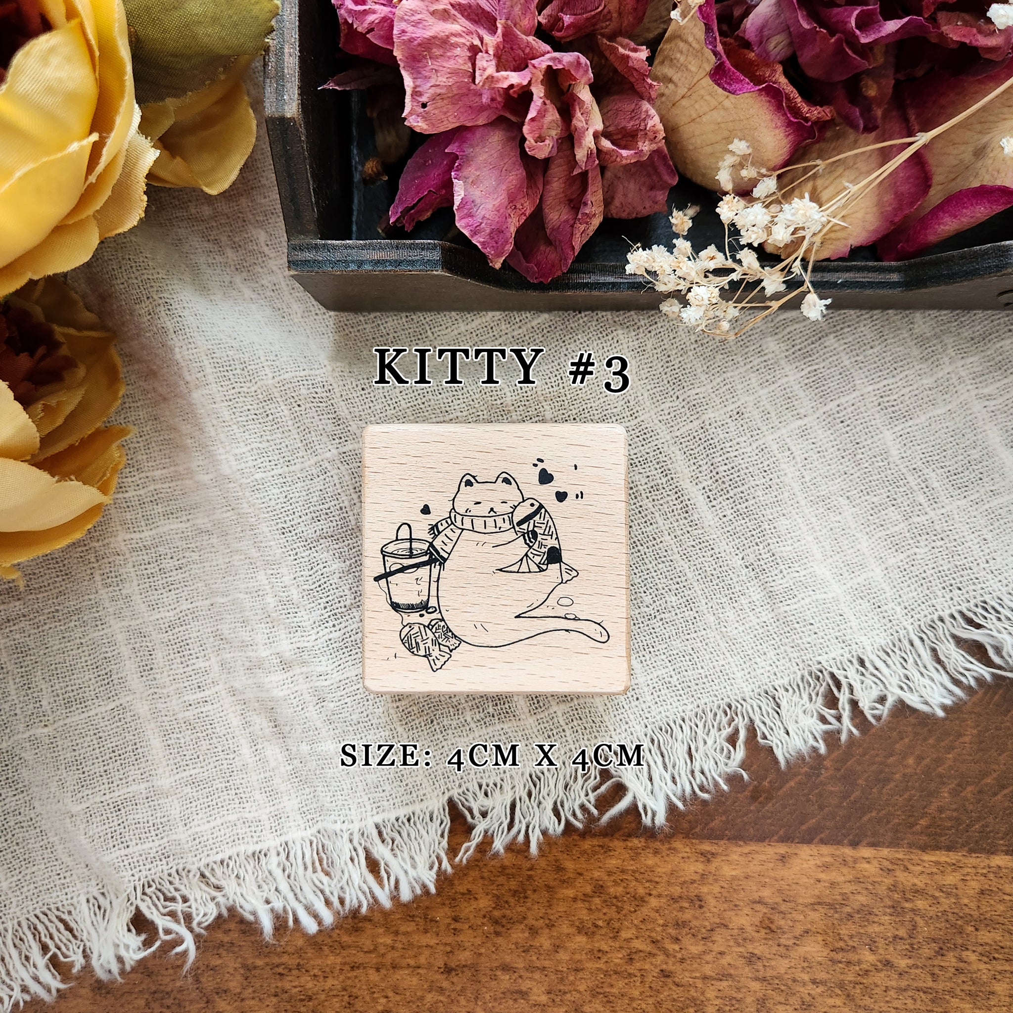 Kitty Wood Mounted Stamps
