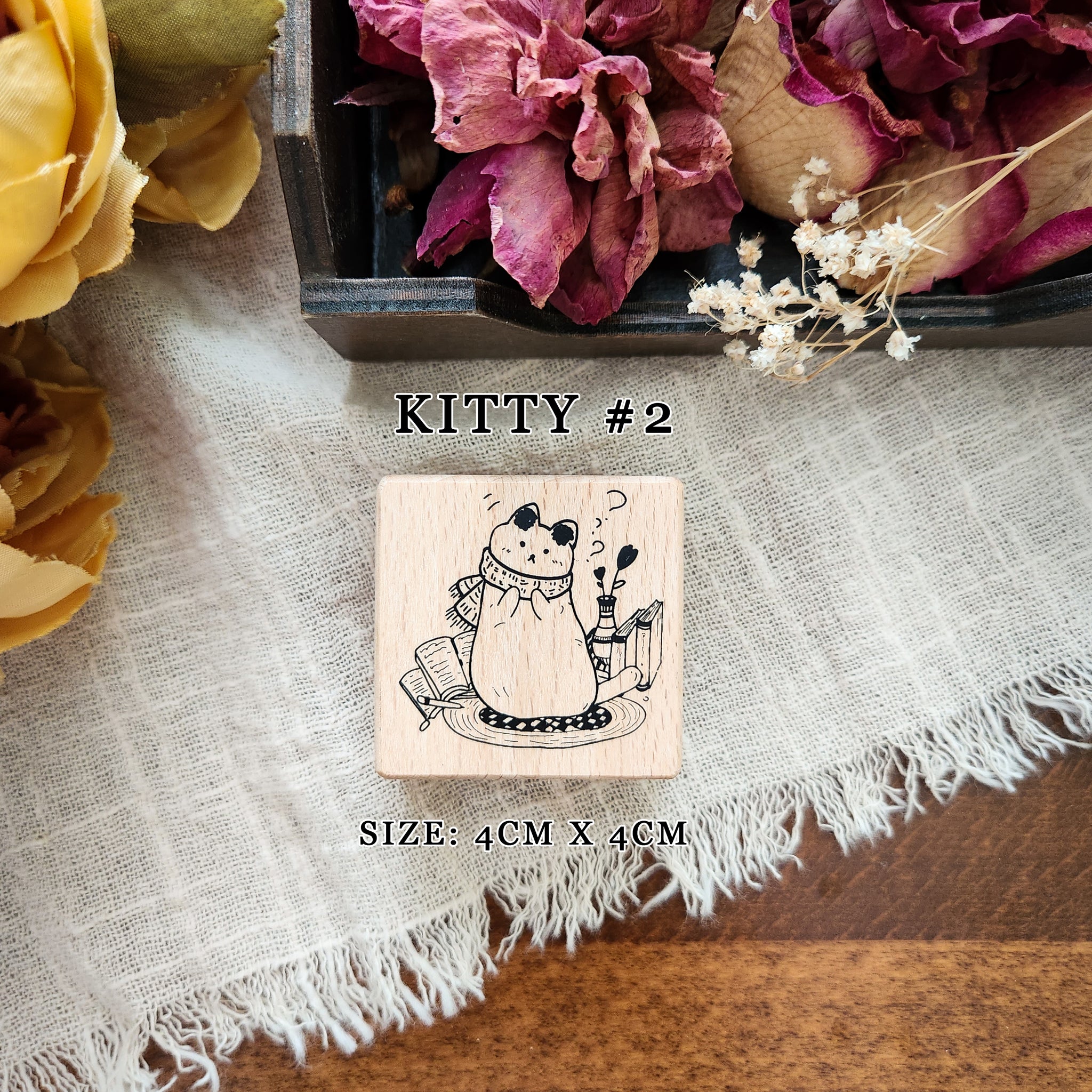 Kitty Wood Mounted Stamps