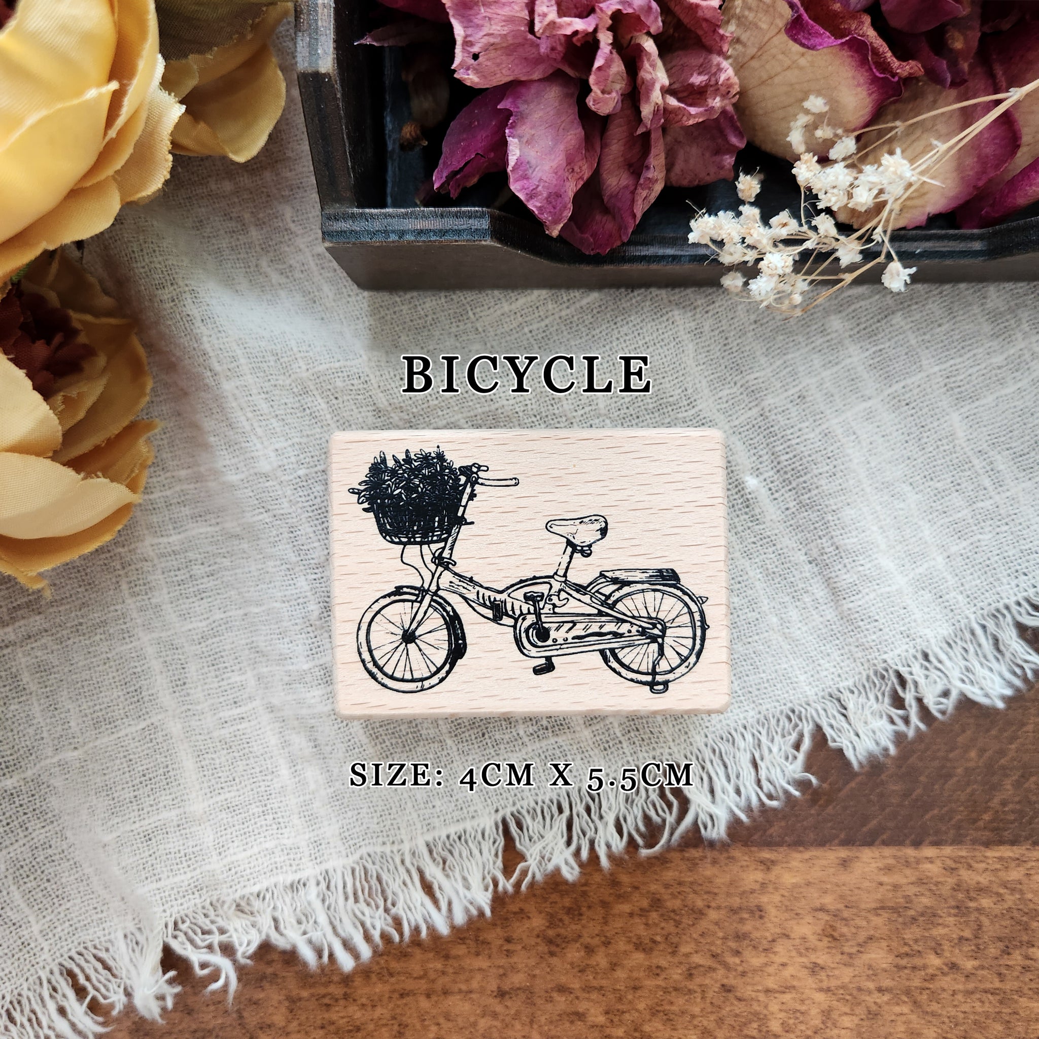 Neighborhood Wood Mounted Stamps