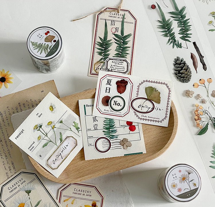 Botanical Collection Clear Masking Tape