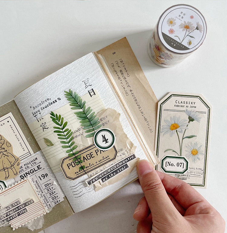 Botanical Collection Clear Masking Tape