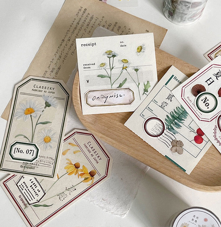 Botanical Collection Clear Masking Tape