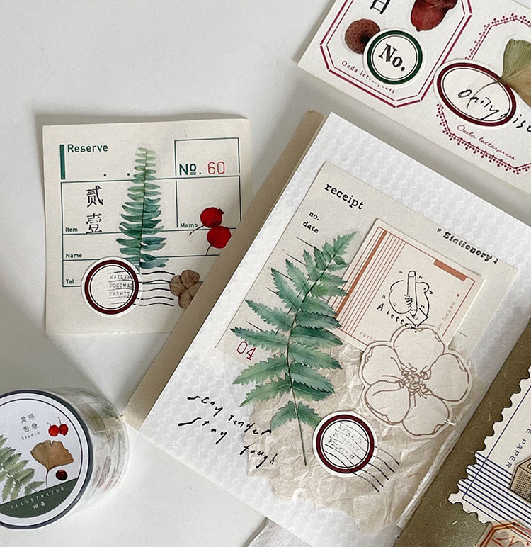 Botanical Collection Clear Masking Tape