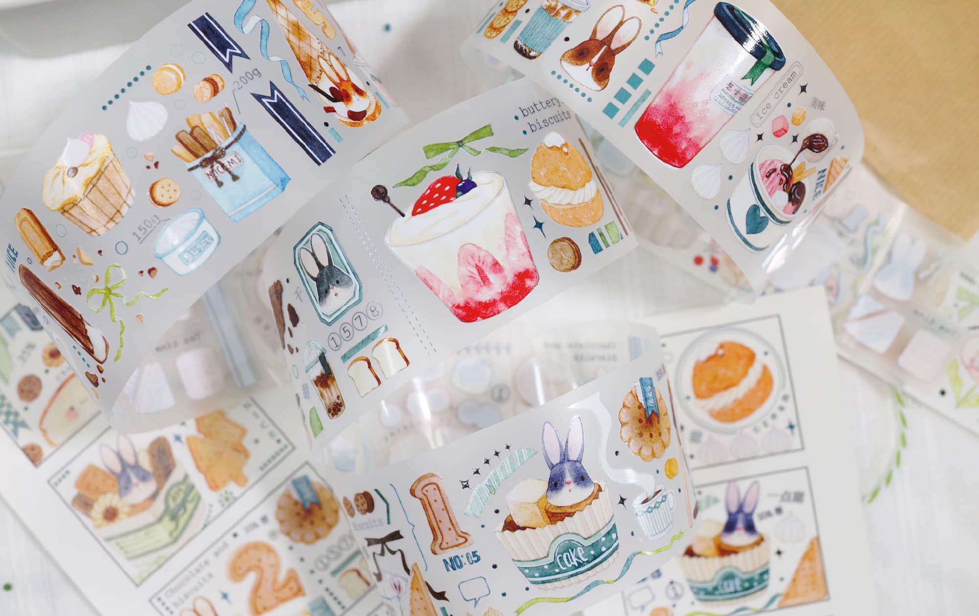 Yaya Masking Tape: Bunny Tea Time