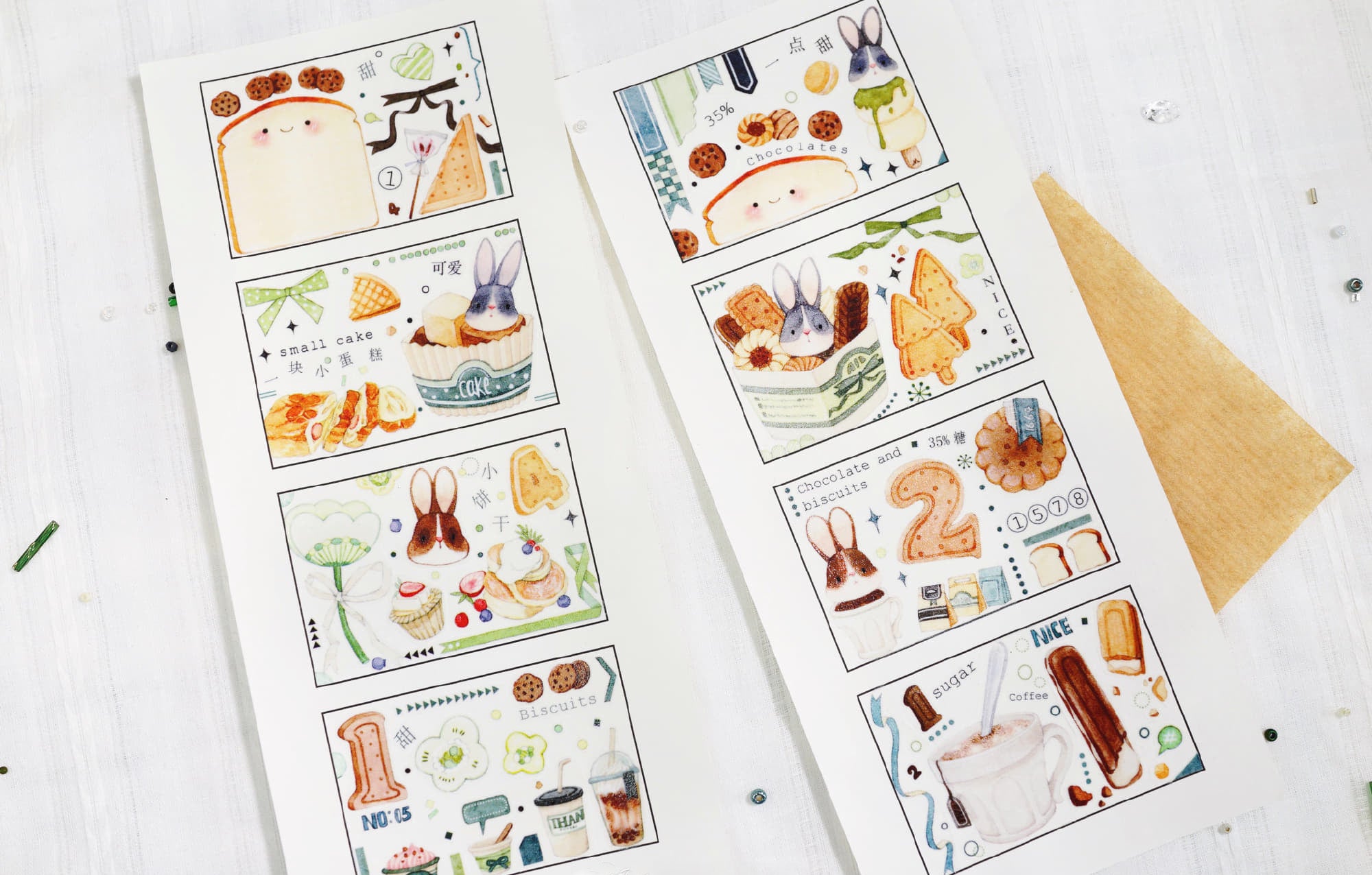 Yaya Masking Tape: Bunny Tea Time