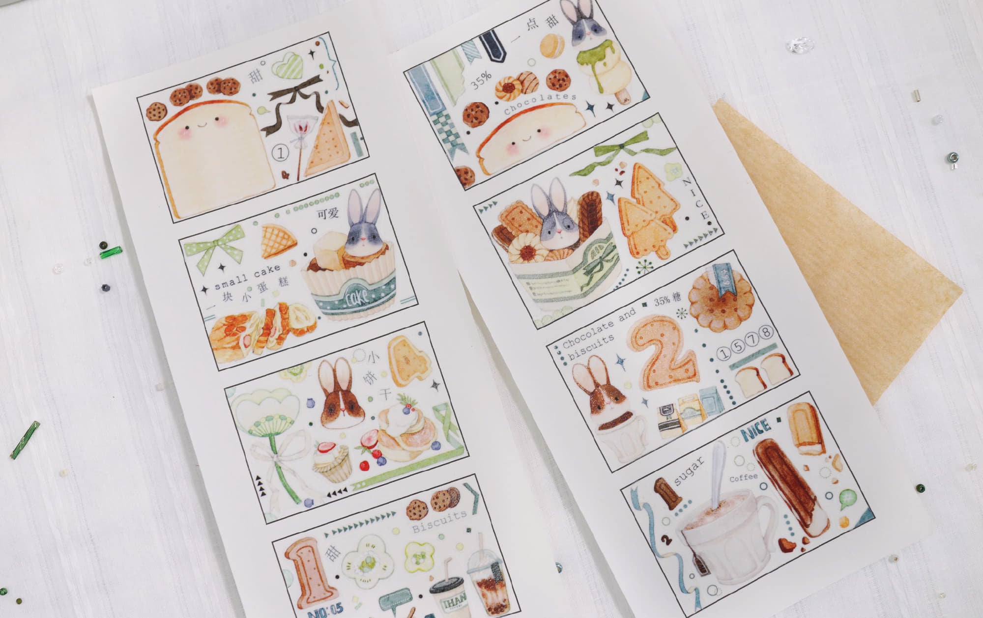 Yaya Masking Tape: Bunny Tea Time