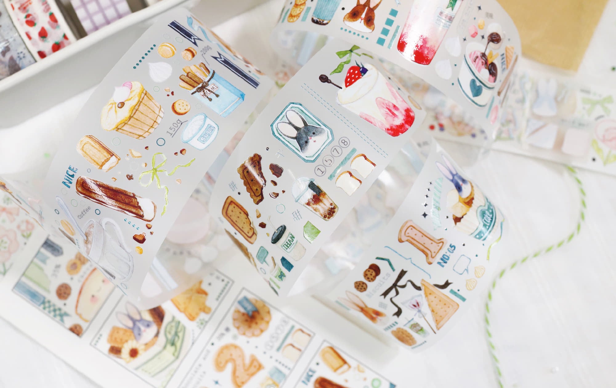 Yaya Masking Tape: Bunny Tea Time