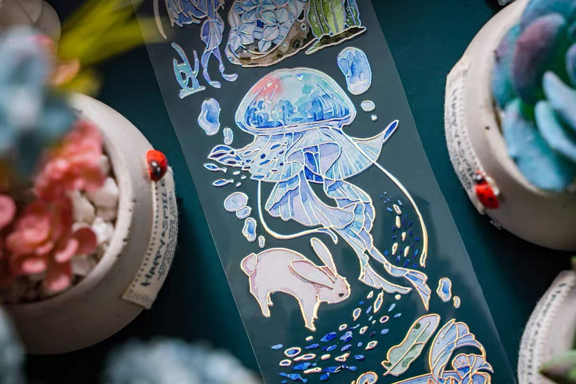 Bunny and Jelly's Ocean Adventures Masking Tape