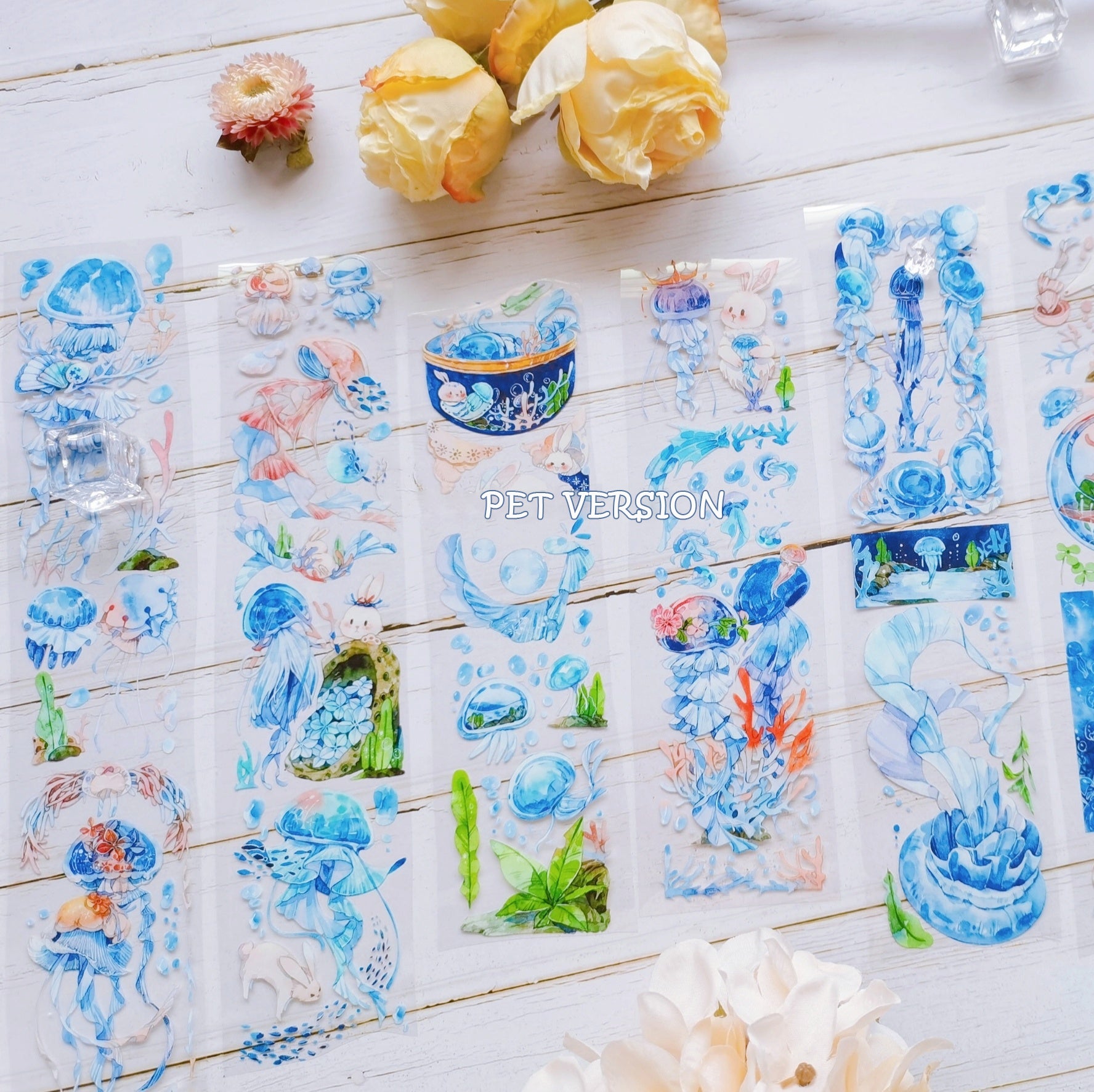 Bunny and Jelly's Ocean Adventures Masking Tape
