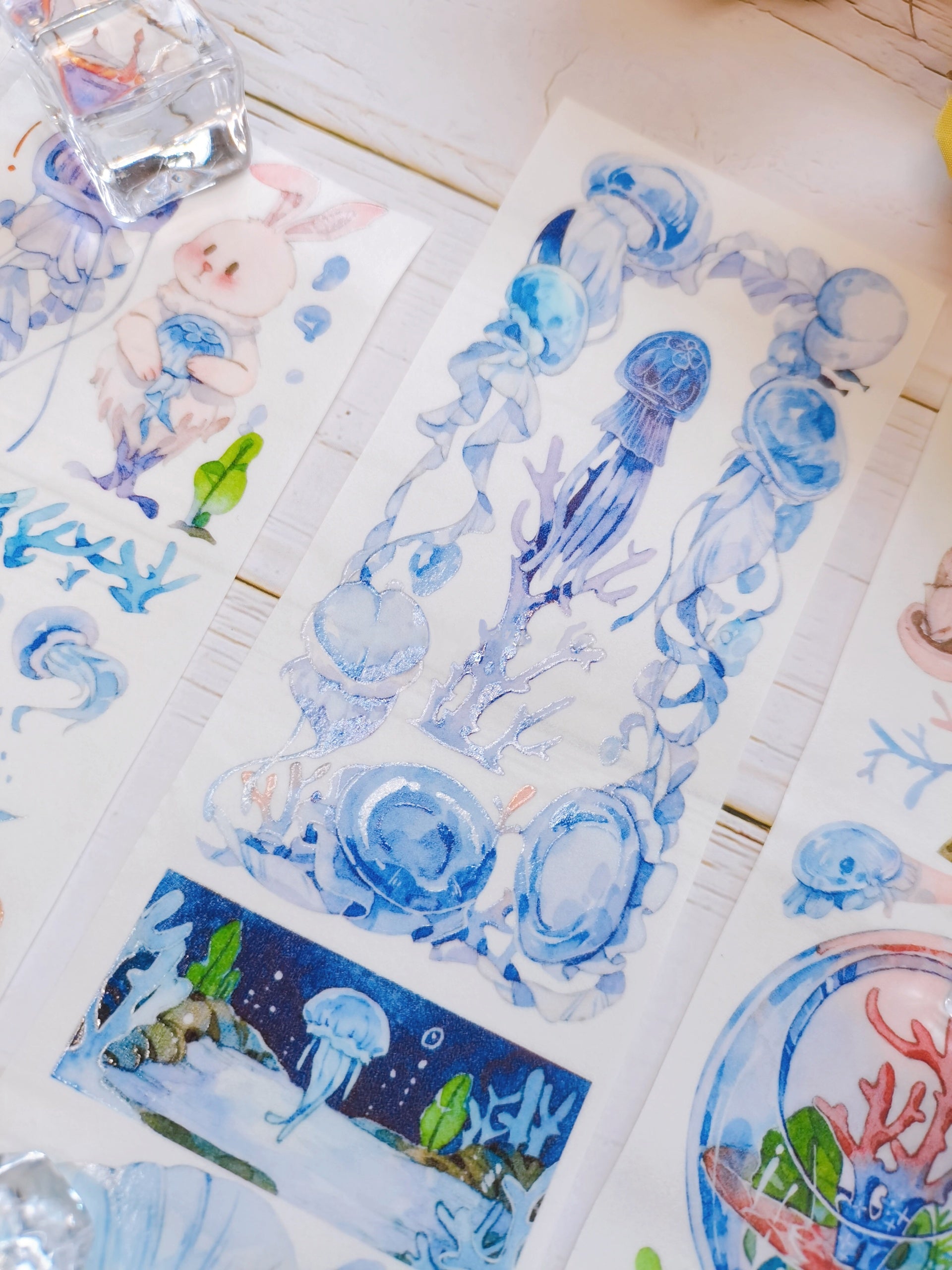 Bunny and Jelly's Ocean Adventures Masking Tape