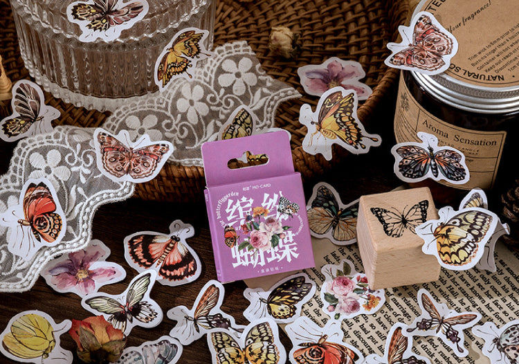 Butterfly Garden Box Sticker Set