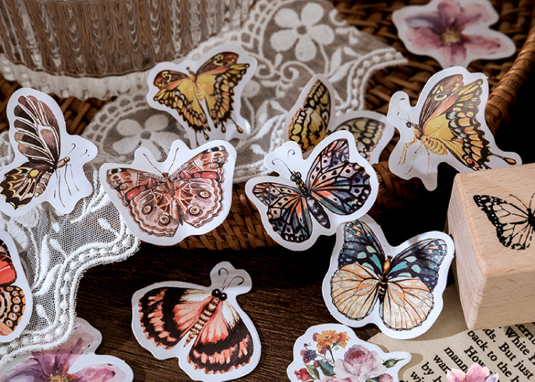 Butterfly Garden Box Sticker Set