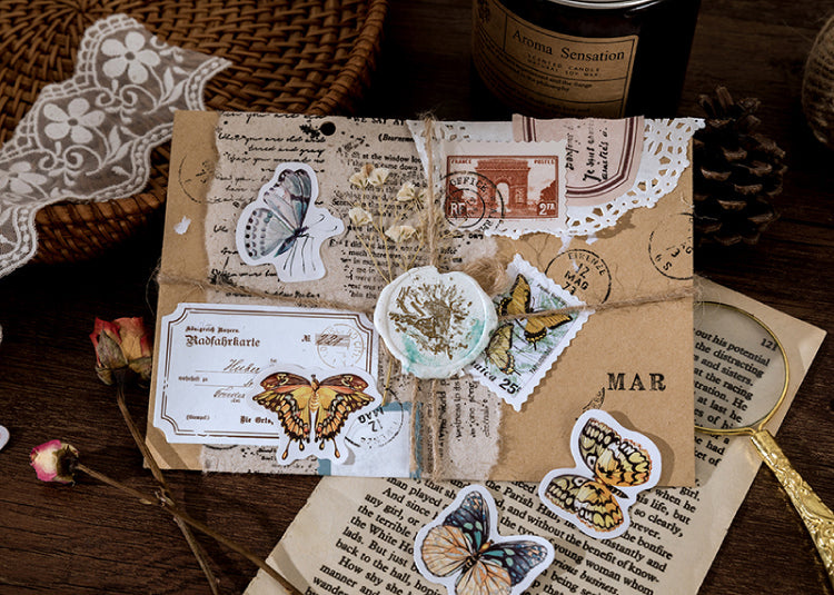 Butterfly Garden Box Sticker Set