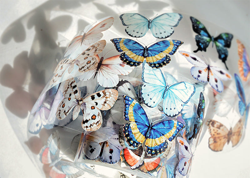 Crystal Butterflies Clear Tape