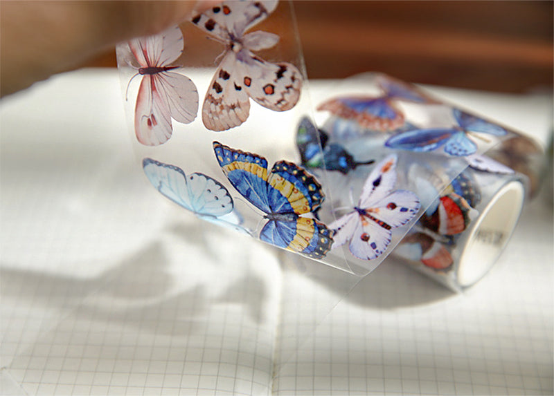 Crystal Butterflies Clear Tape