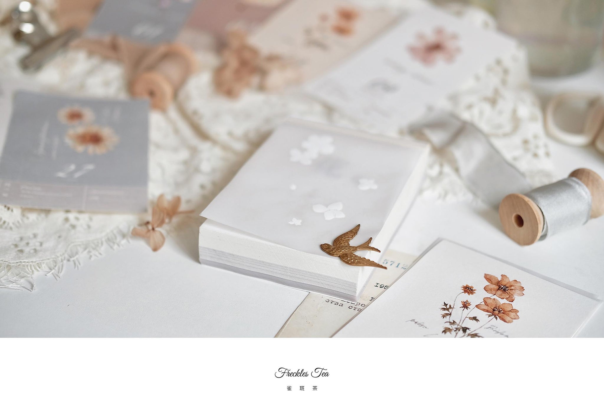 Freckles Tea Calendar: Flower Illustration