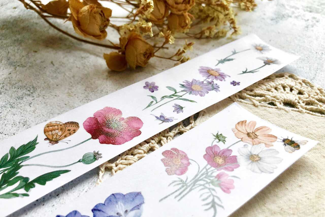 Shine Studio Washi Tape: Camellia