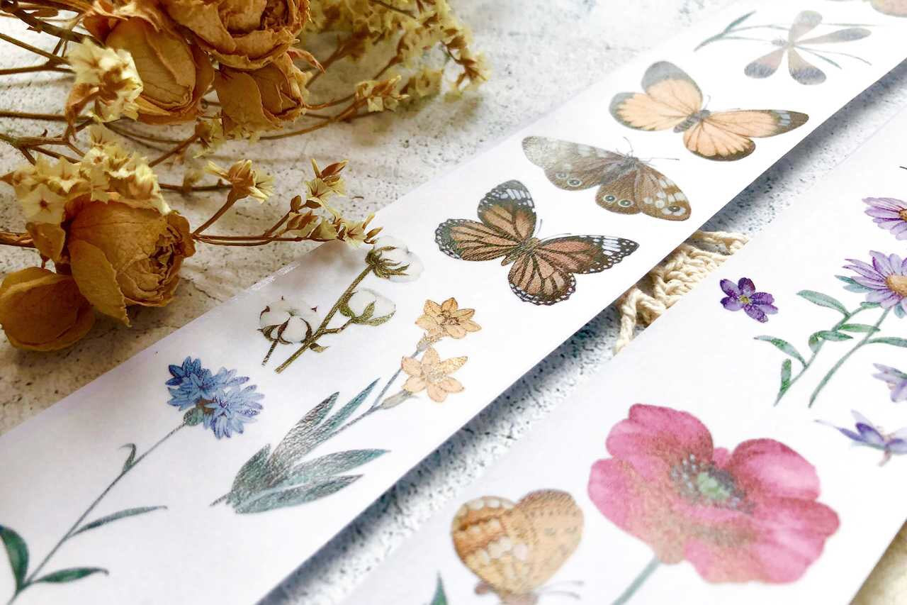 Shine Studio Washi Tape: Camellia