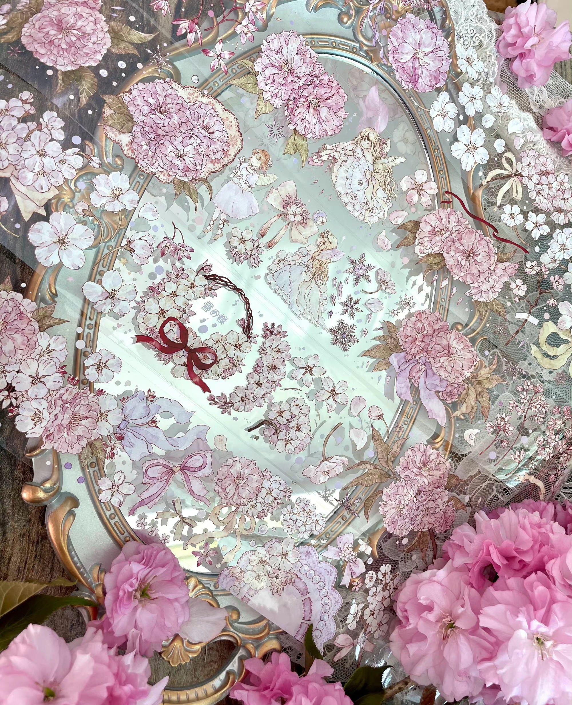 Castle of Clouds Masking Tape: Snowy Sakura