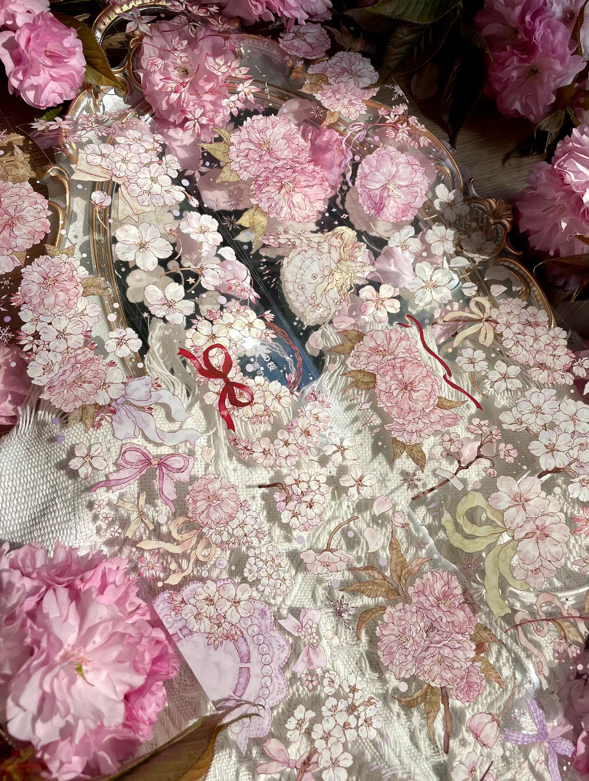 Castle of Clouds Masking Tape: Snowy Sakura