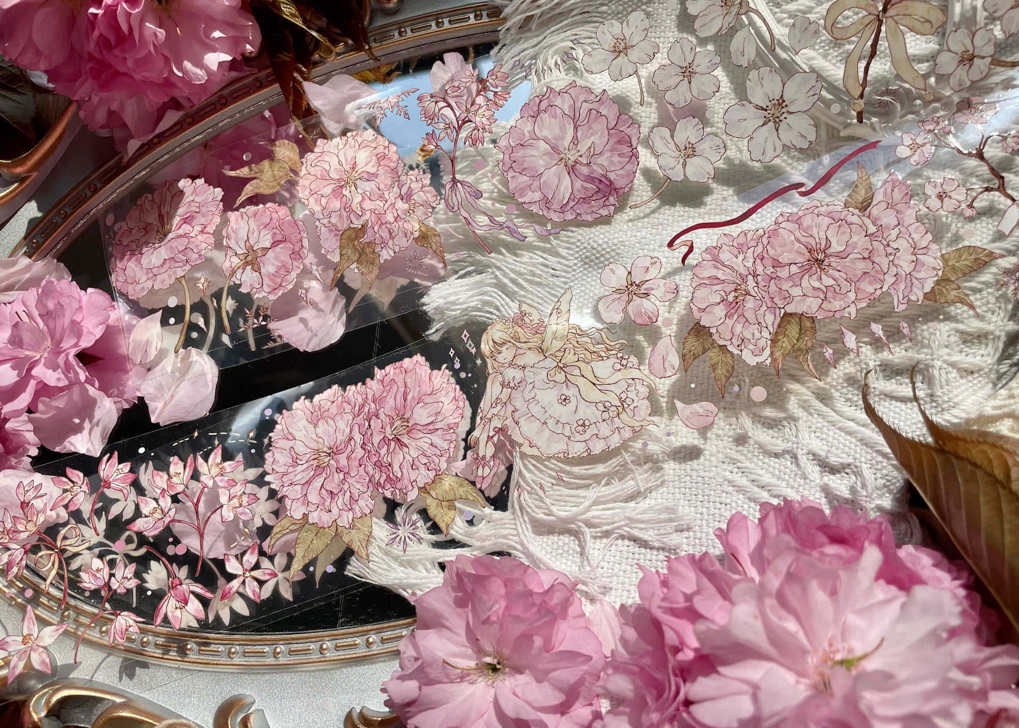 Castle of Clouds Masking Tape: Snowy Sakura