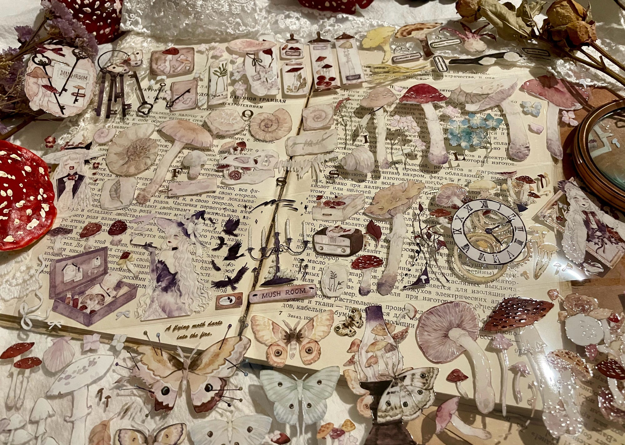 Castle of Clouds Clear Tape: White Haired Witch