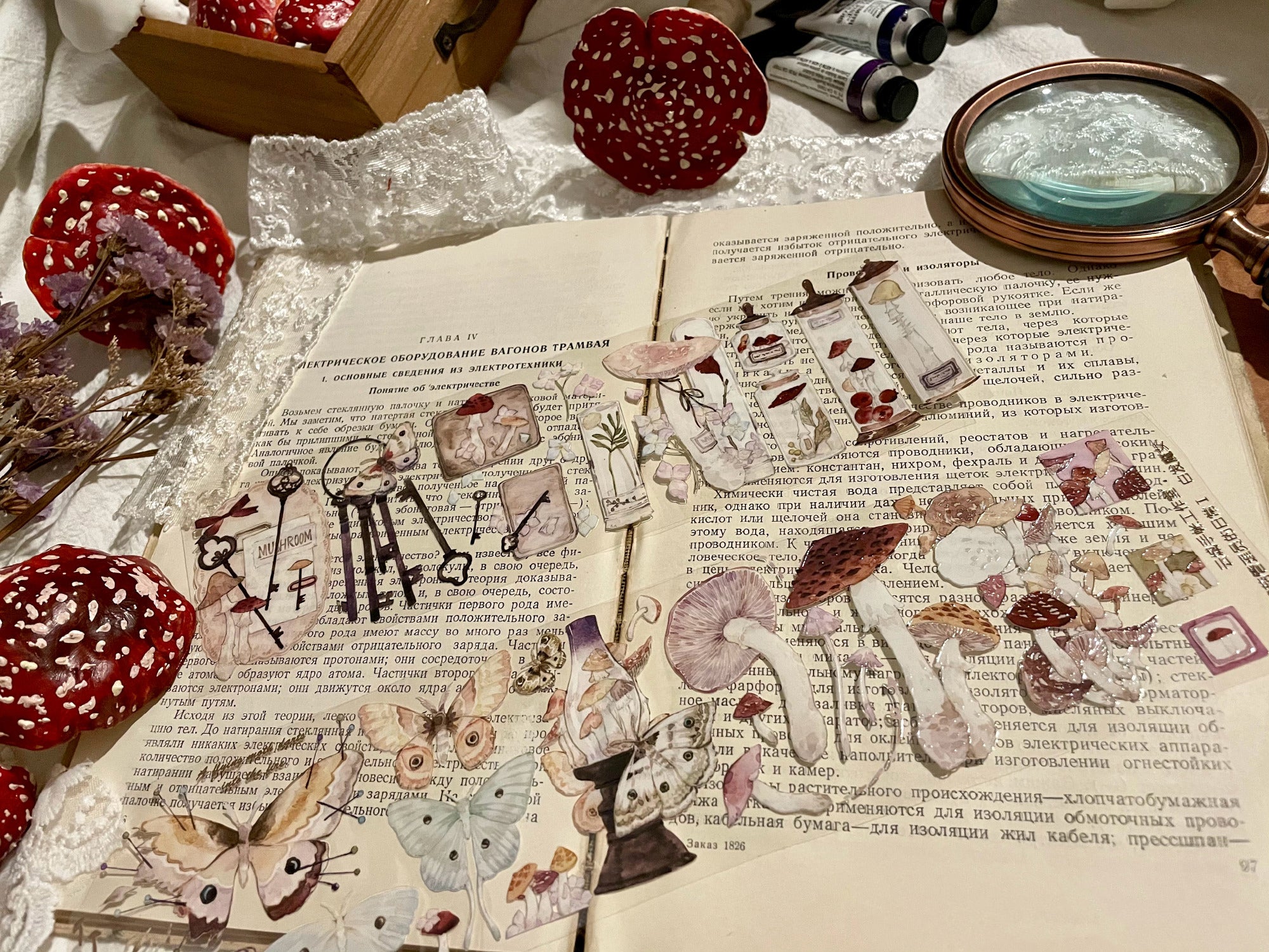 Castle of Clouds Clear Tape: White Haired Witch